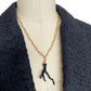 Black Coral Necklace, Black Coral Pendant Jewelry
