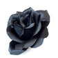 Black Flower Pin Fashion Accessory
