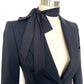 Extra Thin Black Skinny Scarf 1.75" Wide - Men's & Women's Neckwear