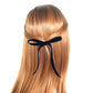 Luxury Black Velvet Skinny Hair Bow