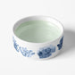 Ocean Coral Pet Bowl, Ceramic, White & Blue
