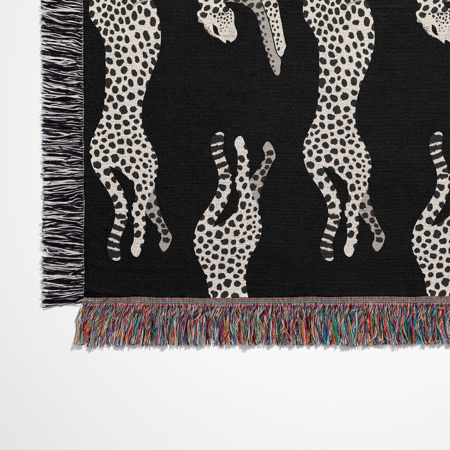 Personalized Woven Throw Blanket, Cheetahs, 100% Cotton