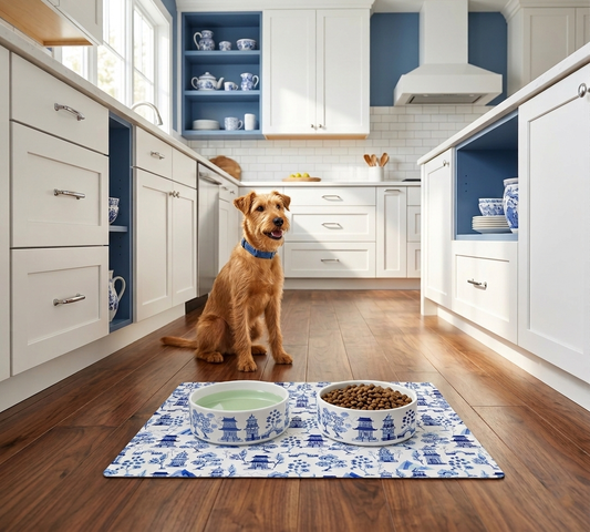 Chinoiserie Blue & White Pet Products