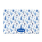 Personalized Pet Feeding Mat, Modern Chinoiserie, Blue and White