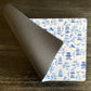Pet Placemat, Chinoiserie, Toile, Blue and White, 12" x 18"