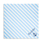 Nautical Stripe & Anchor Personalized Dog Bandana, Custom Pet Bandana, Blue & White