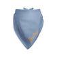 Chambray Look Personalized Dog Bandana, Custom Pet Bandana, Blue