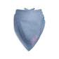 Chambray Look Personalized Dog Bandana, Custom Pet Bandana, Blue
