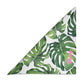 Tropical Leaves Personalized Dog Bandana, Custom Pet Bandana, Green & White