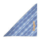 Navy Stripes Personalized Dog Bandana, Custom Pet Bandana, Blue & White