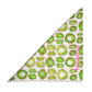Peridot Gemstone Print Personalized Dog Bandana, Green, Gold & White