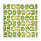 Peridot Gemstone Print Personalized Dog Bandana, Green, Gold & White