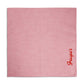 Chambray Look Personalized Dog Bandana, Custom Pet Bandana, Red