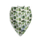 Personalized Dog Bandana with Tropical Palm Tree Print on white background