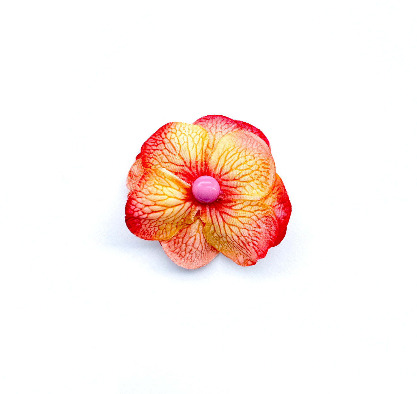 Dog Collar Flower Attachments with Beaded Center, Six Color Choices