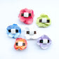 Dog Collar Flower Attachments with Beaded Center, Six Color Choices