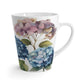 Watercolor Hydrangea Flowers Ceramic Mug - 12oz Latte Mug