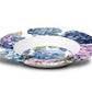 Floral Blue Hydrangea Flowers Print Plastic Outdoor Bowls, Salad, Soup, Pasta