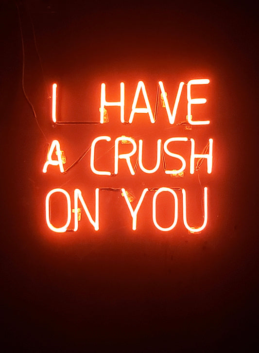 I have a crush on you e-greeting gift card with neon sign