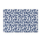 Pet Feeding Mat, Leopard Print, True Navy Blue and White