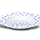 Stylized Monogram Bowls, Blue, Luxury Plastic, Choose Single or Set