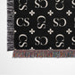 Personalized Woven Throw Blanket, Stylized Monogram, 100% Cotton