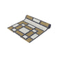 Mosaic Bistro Tile Table Runner, Check Pattern, 16" x 90"