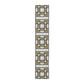 Mosaic Bistro Tile Table Runner, Check Pattern, 16" x 90"