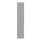Mosaic Bistro Tile Table Runner, Stepped Fret Pattern, 16" x 90"