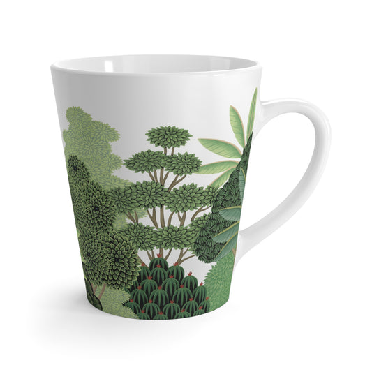Tropical Trees Modern Ceramic Mug - 12oz Latte Mug
