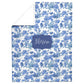 Personalized Pet Blanket, Chinoiserie Peonies & Cranes, Blue & White