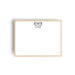 Personalized Stationery - Chunky Square Tortoiseshell Eyewear Notecards + Coordinating Envelopes