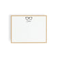 Personalized Stationery - Oversized Tortoiseshell Eyewear Notecards + Coordinating Envelopes