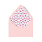 Personalized Equestrian Snaffle Bit Stationery Set – Notecards & Hand-Lined Envelopes, Fuchsia
