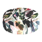 Stylish serving platter with Pink Princess Philodendron leaves collage, multi colors
