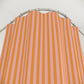 Colorful Canopy Stripe Shower Curtain, Pink and Orange