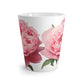 Pink Peony Floral Ceramic Mug - 12oz Latte Mug