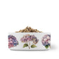 Pink Hydrangeas Ceramic Pet Bowl