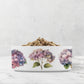 Pink Hydrangeas Ceramic Pet Bowl