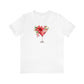 Christmas Cocktail T-shirt, Red Poinsettia