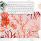 Red Sea Coral Counter Mat, Desk Pad, Pink