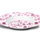Chinoiserie Toile Bowl, Pink and White, Luxury Plastic, Choose Single or Set
