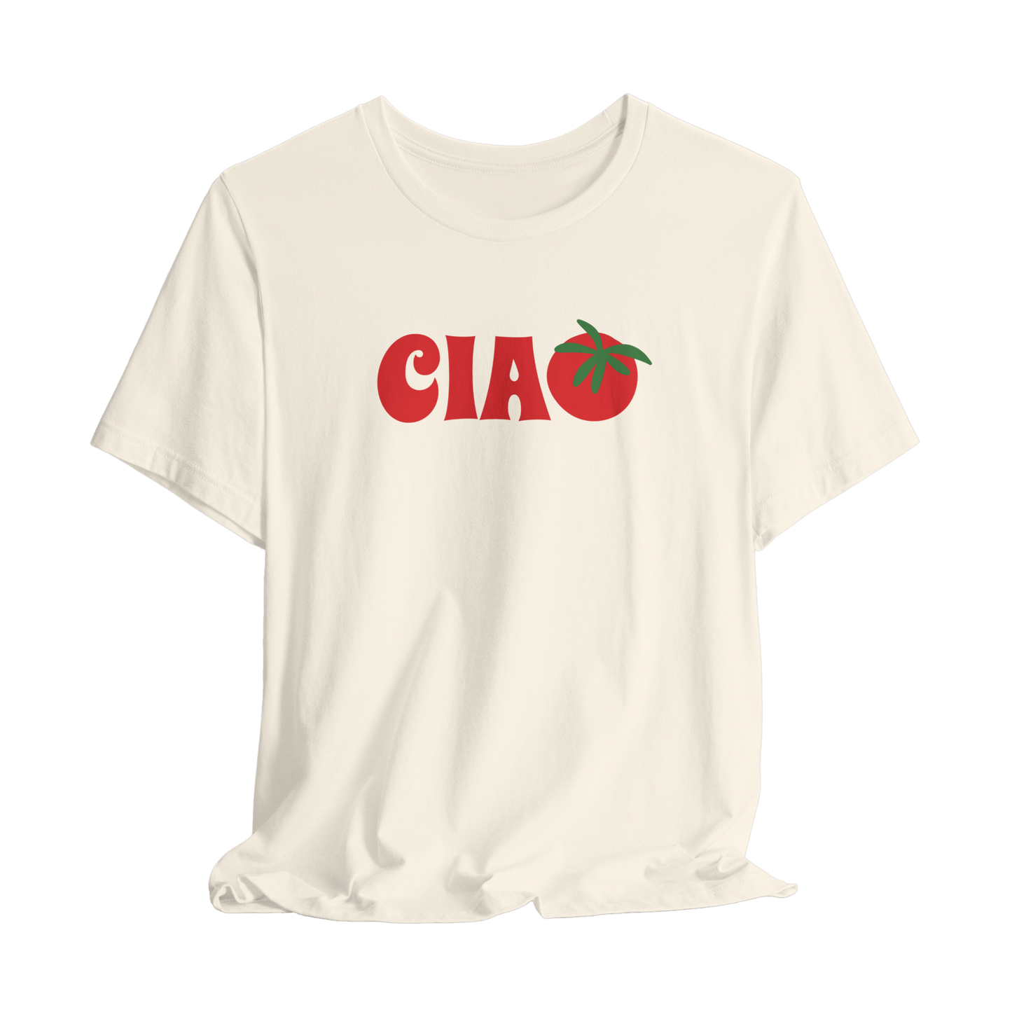 “Ciao” Tomato T-Shirt  - Women’s Fun Graphic Tee