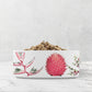 Tropical Pink Flowers Pet Bowl