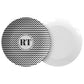 Monogram Plates 10"D, Black & White Chevron, Luxury Plastic, Choose Single or Set