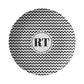 Black and White Chevron Stripe Monogram Plate Set featuring zig zag stripes and monogram initials