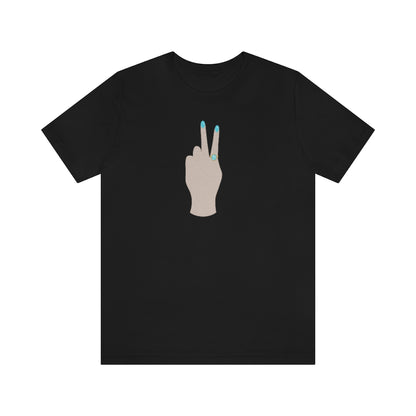 Hand Peace Sign T-Shirt, Style #3