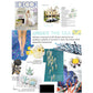 Aqua Sea Motif Glassware featured in ELLE DECOR