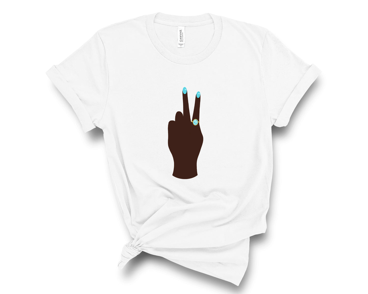 Peace sign tshirt for women