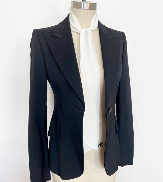 Ivory Skinny Scarf, Neck Bow, Neck Tie